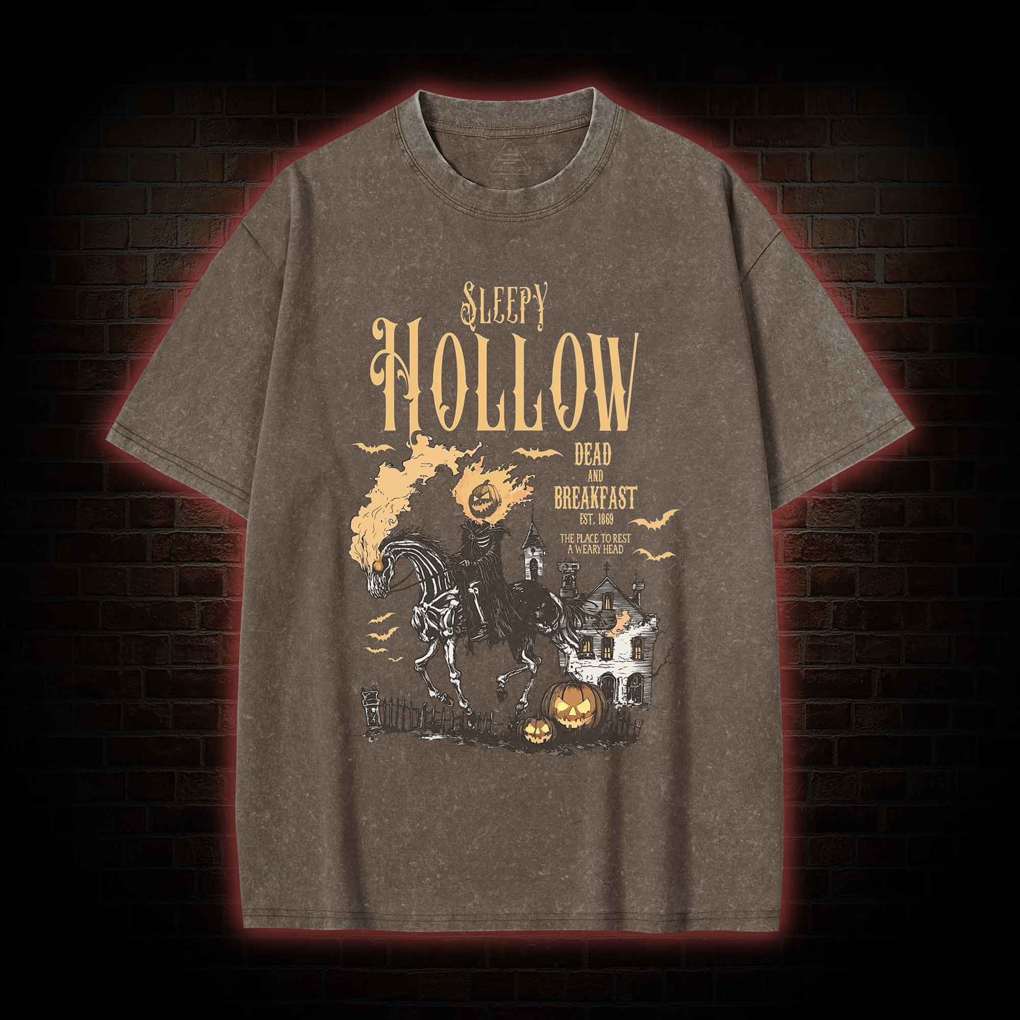 Comfort Colors Sleepy Hollow Halloween Washed T-shirt