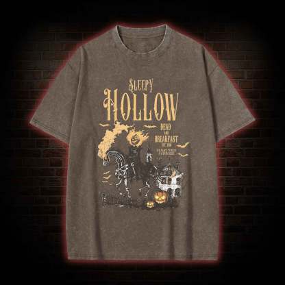 Comfort Colors Sleepy Hollow Halloween Washed T-shirt