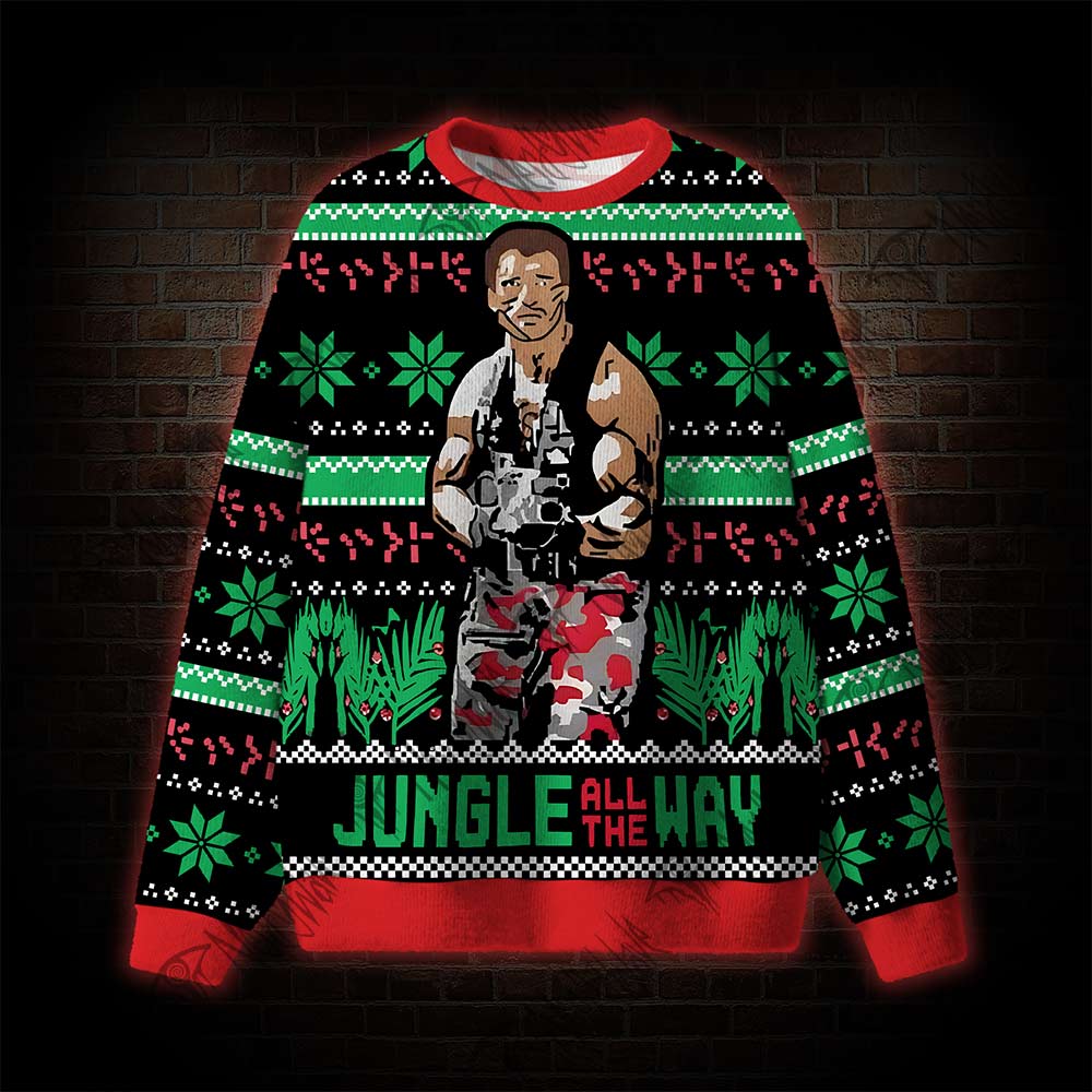 Jungle All The Way Ugly Sweatshirts