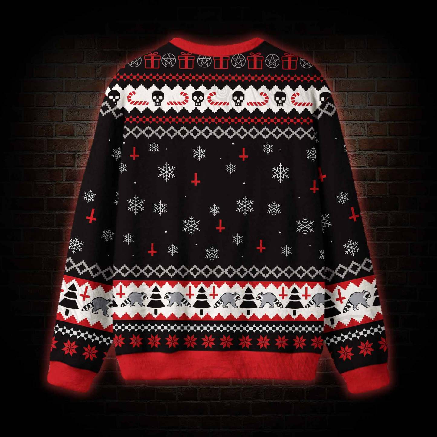 Eat Trash Hail Satan Ugly Sweatshirts