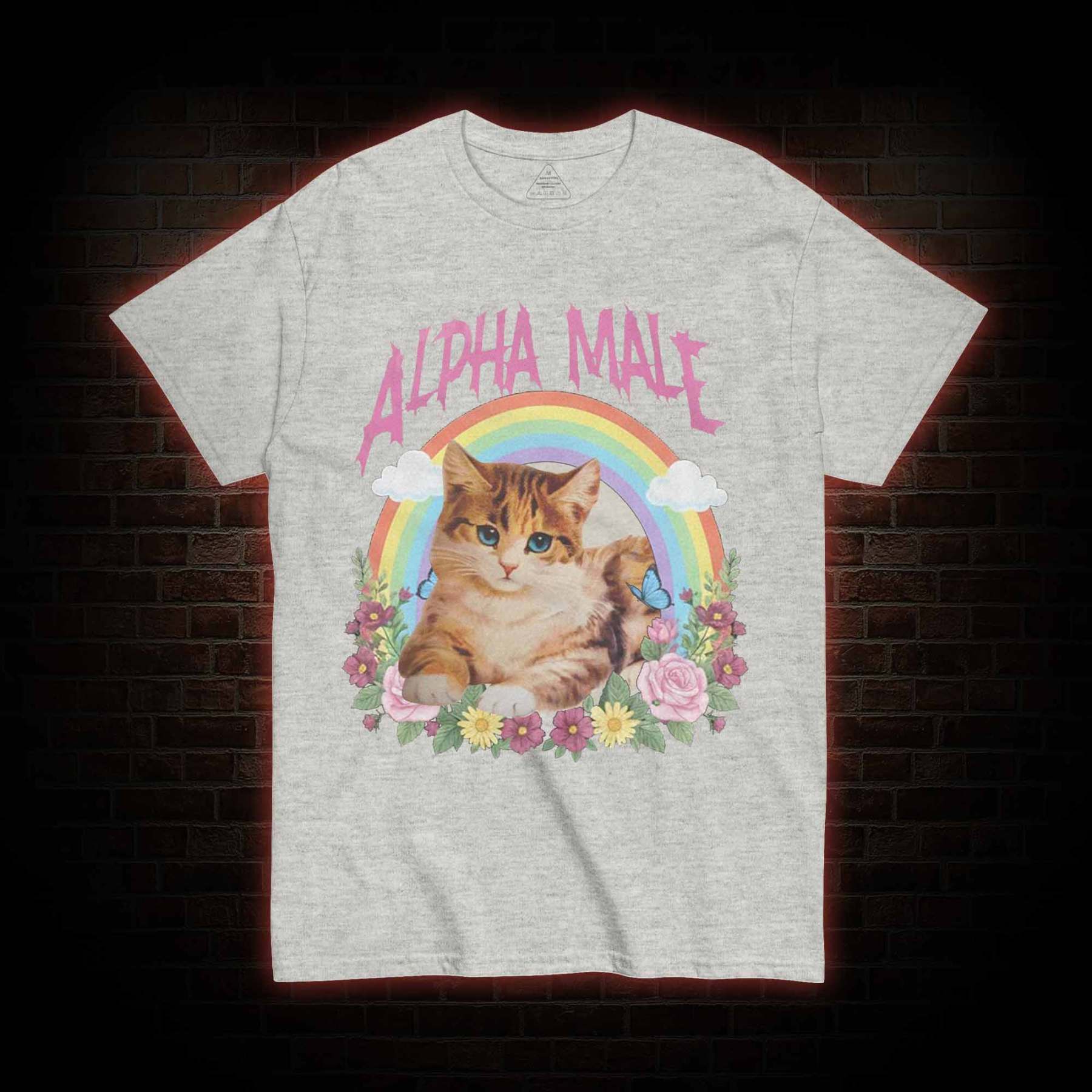 Alpha Male Funny Kitten T-shirt
