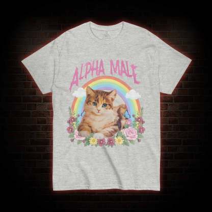 Alpha Male Funny Kitten T-shirt