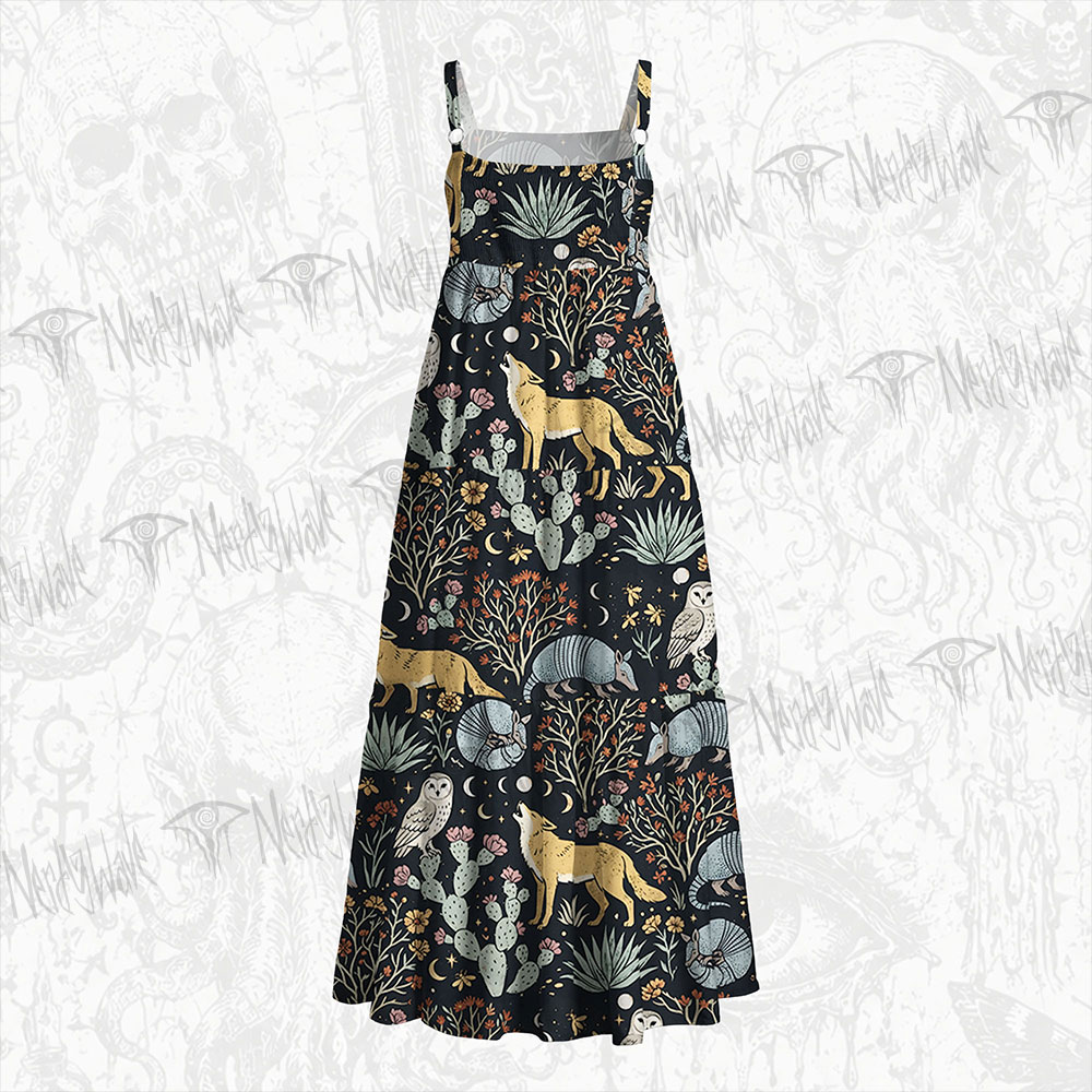 249Moth and Botanical Wide Straps Maxi Dress