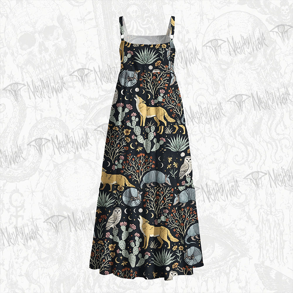249Moth and Botanical Wide Straps Maxi Dress