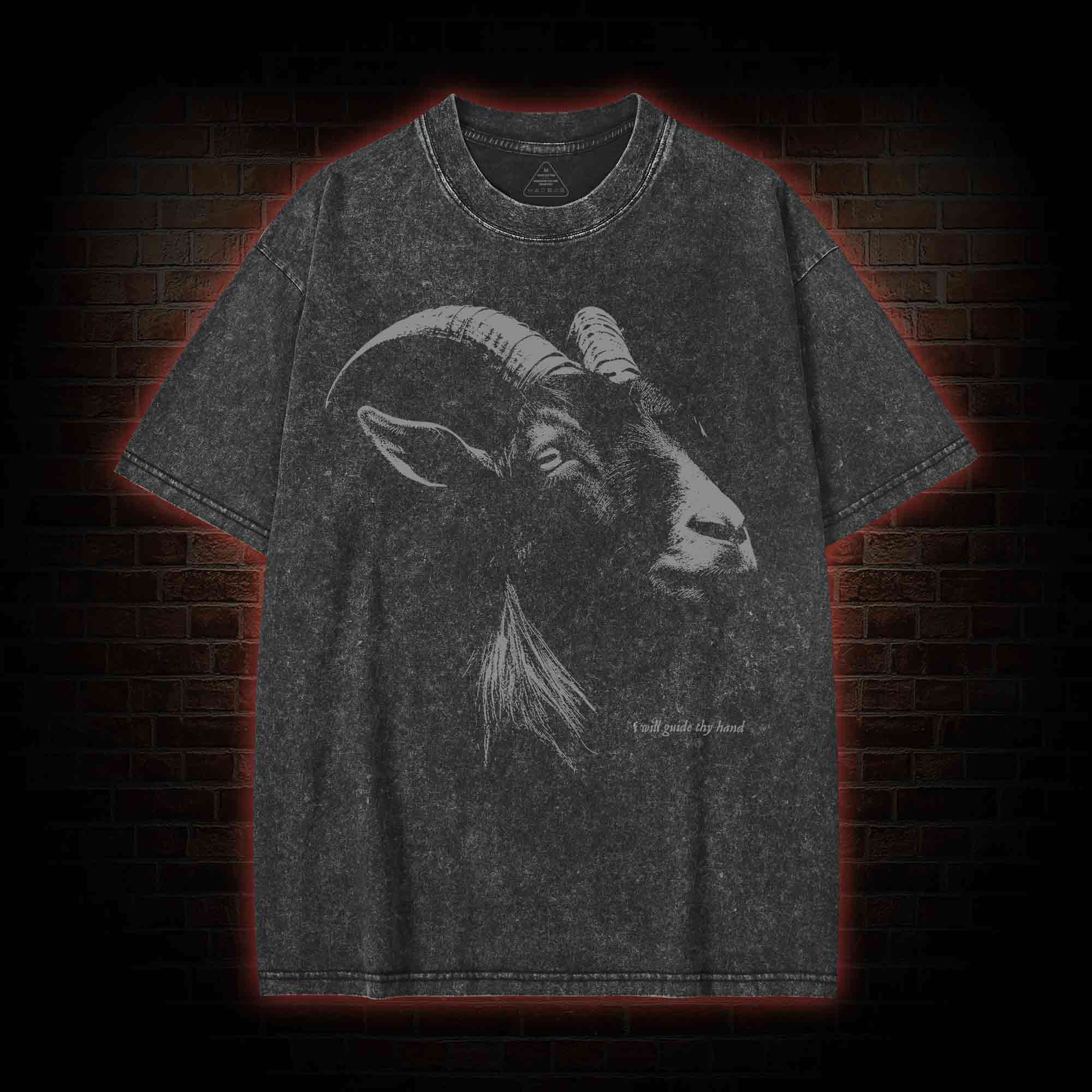 I Will Guide Thy Hand Washed T-shirt
