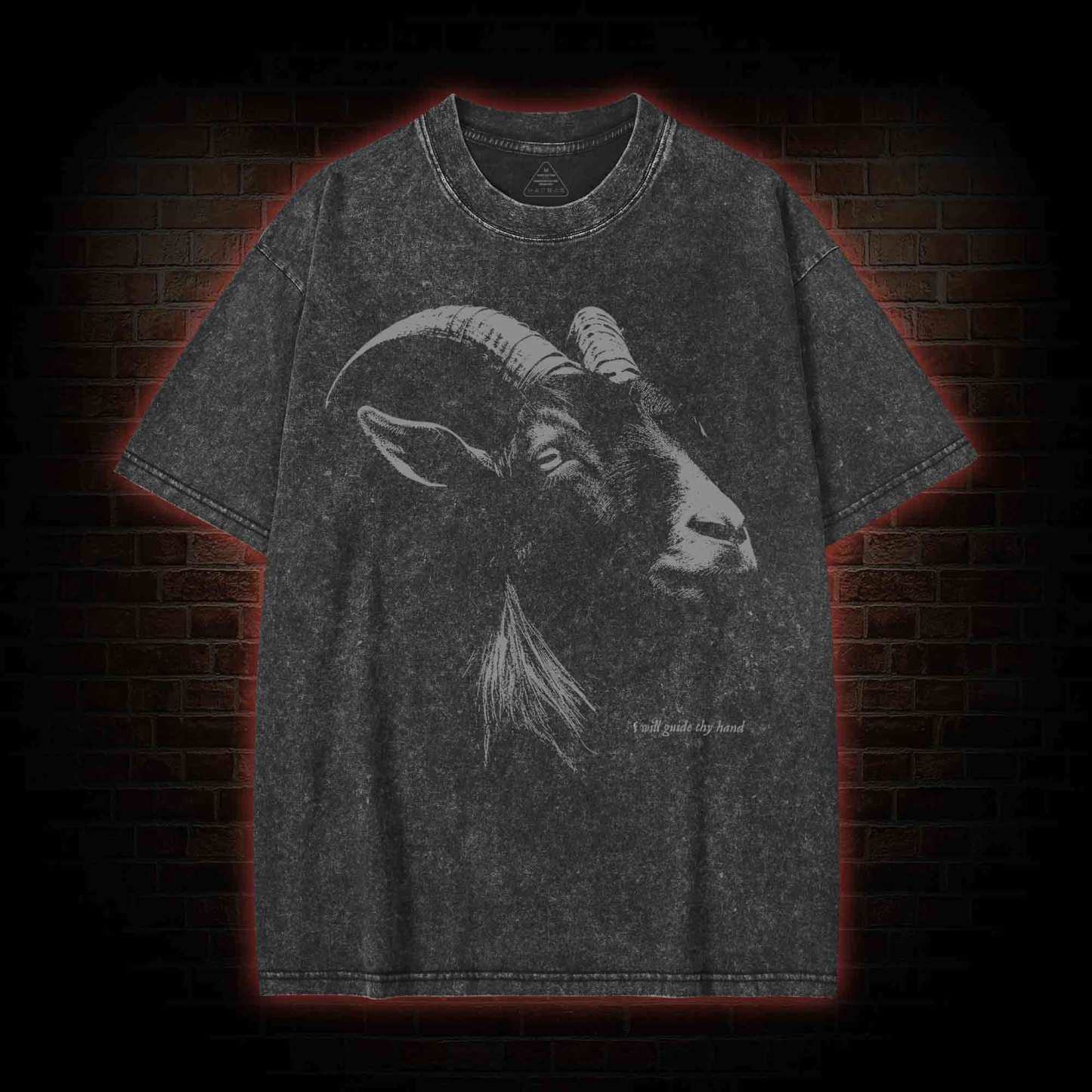 I Will Guide Thy Hand Washed T-shirt