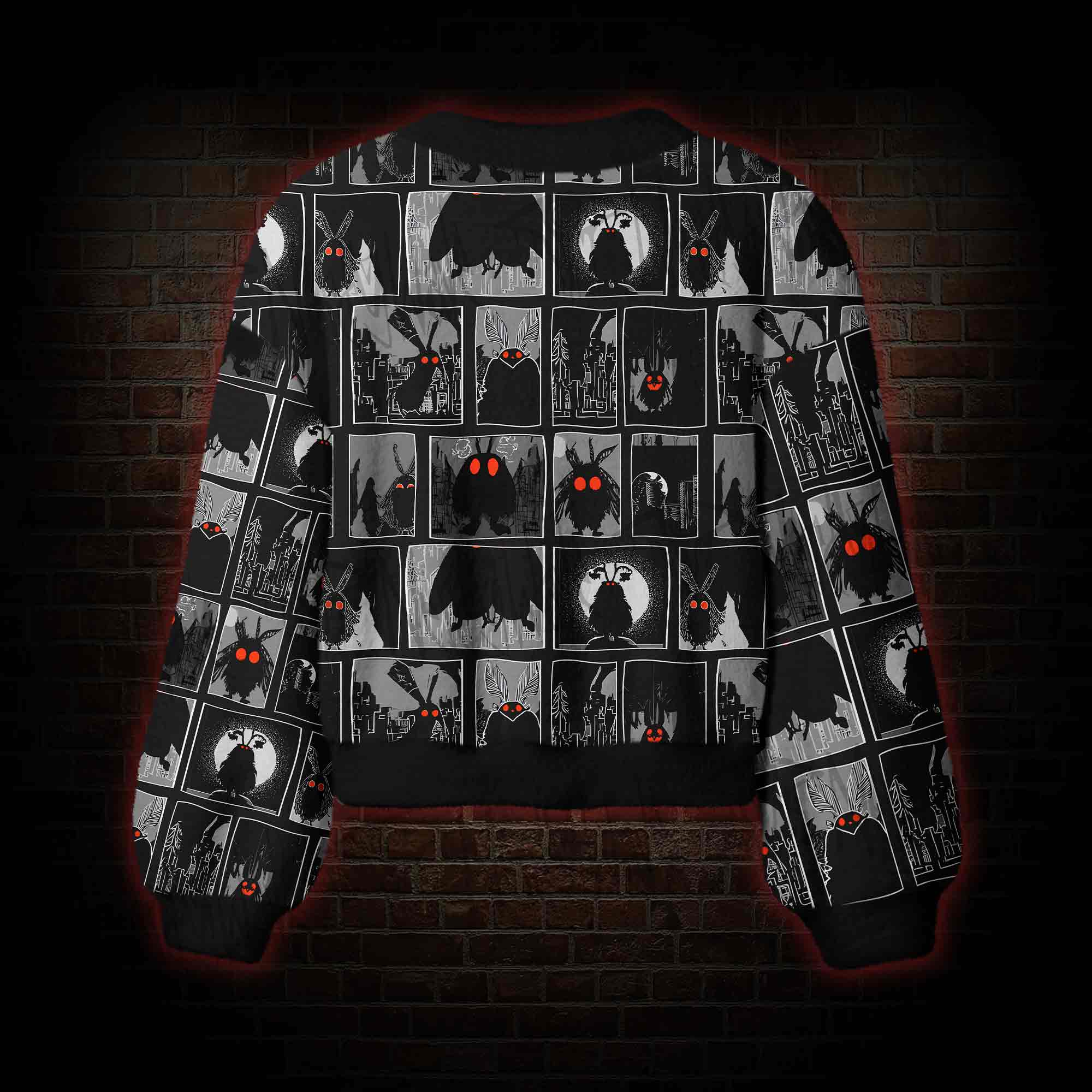 Mothman Comic Women's Cardigan Sweater