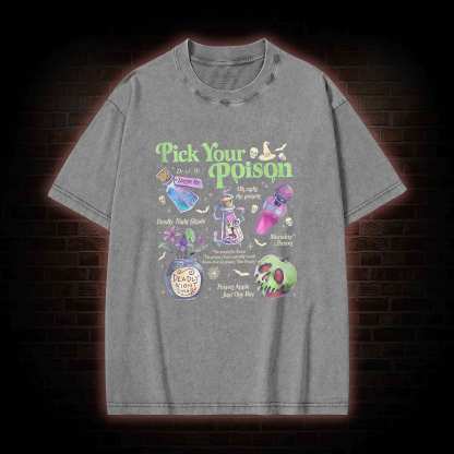 Vintage Pick Your Poison Washed T-shirt