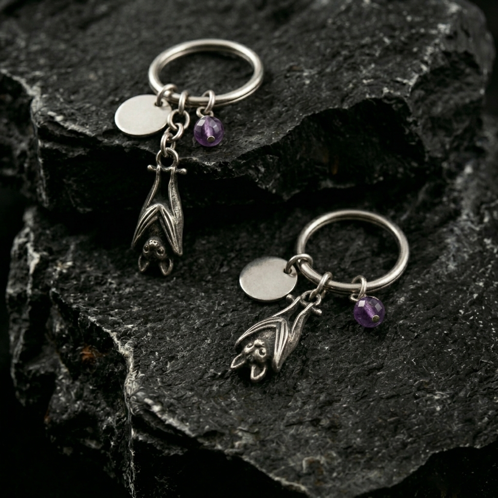 Pendant Bat Keyring Bat Keychain