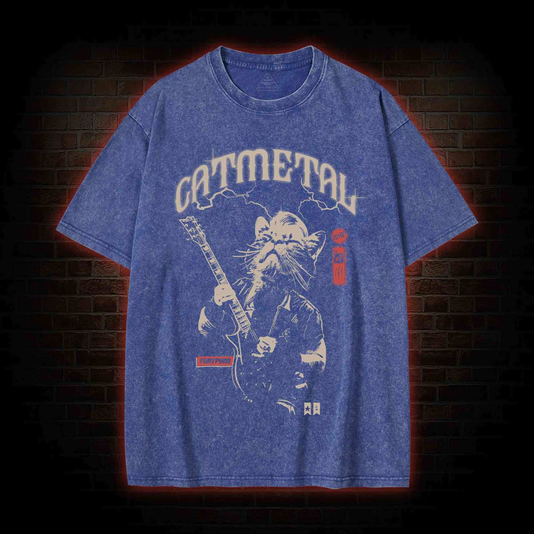 Catmetal Washed T-shirt