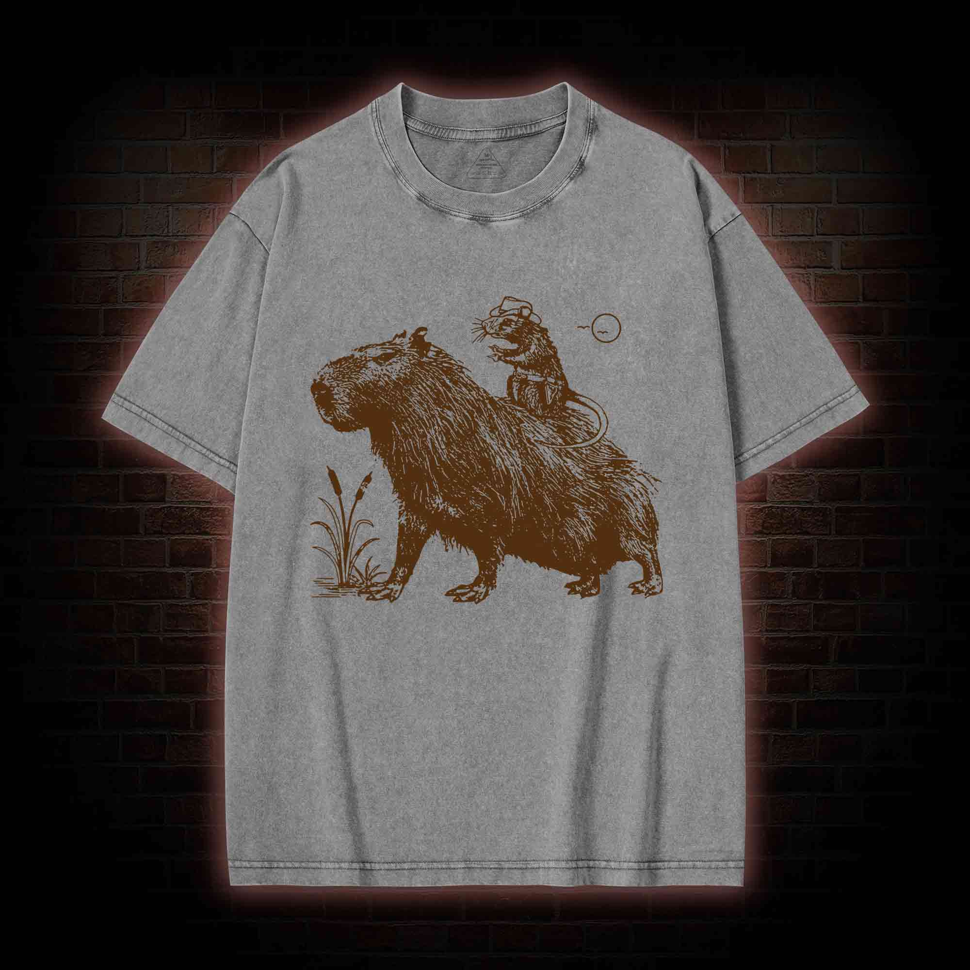 Possum Rider Washed T-shirt