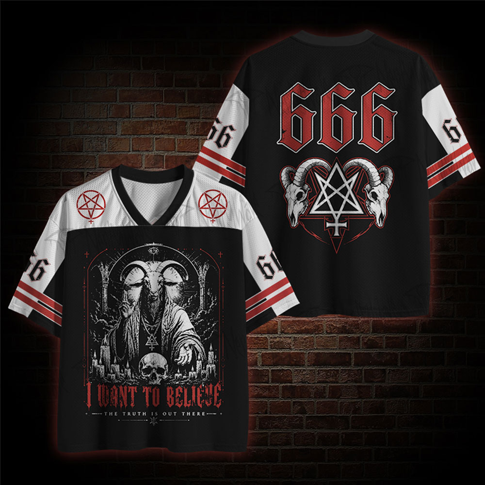 I Want to Believe Occult Mesh Jersey