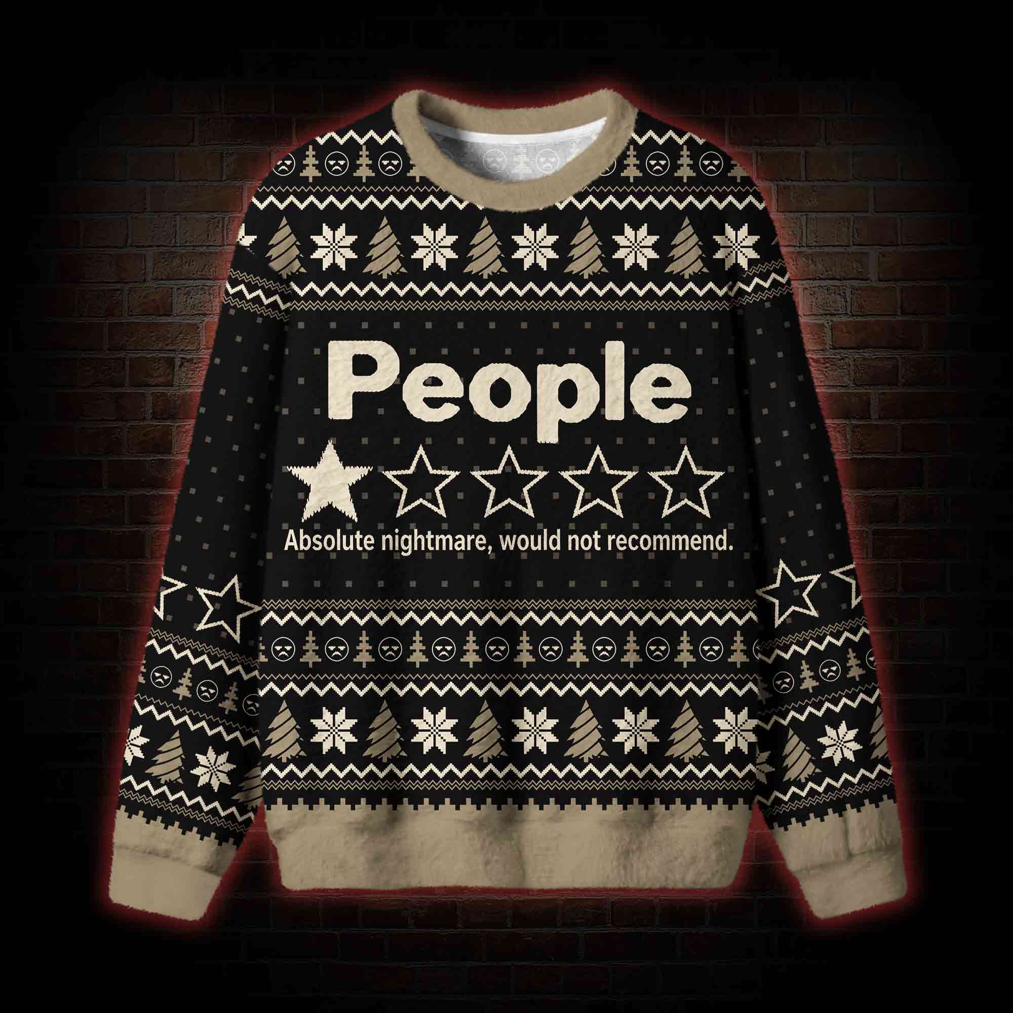 People Nightmare Review Ugly Sweatshirts