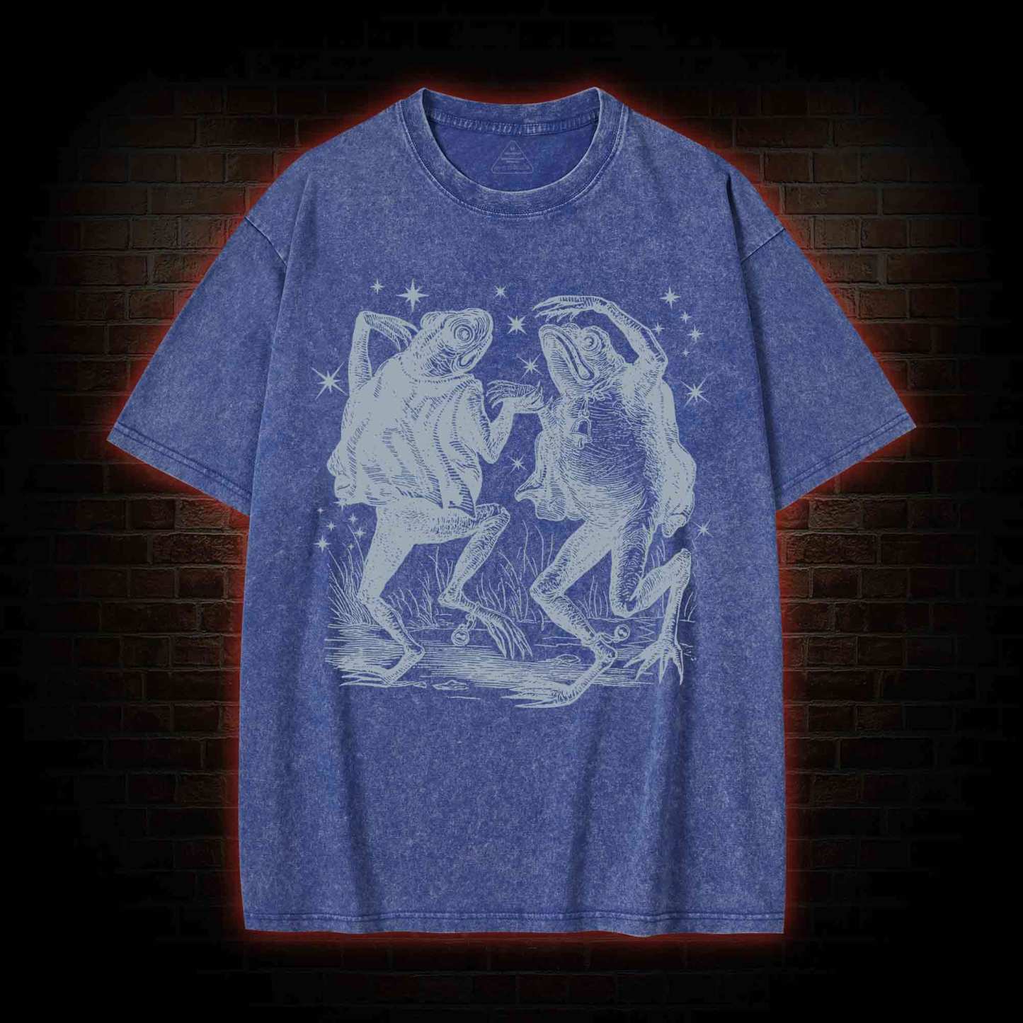 Dancing Frogs Washed T-shirt