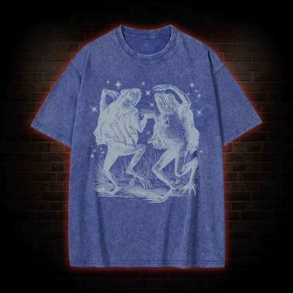 Dancing Frogs Washed T-shirt