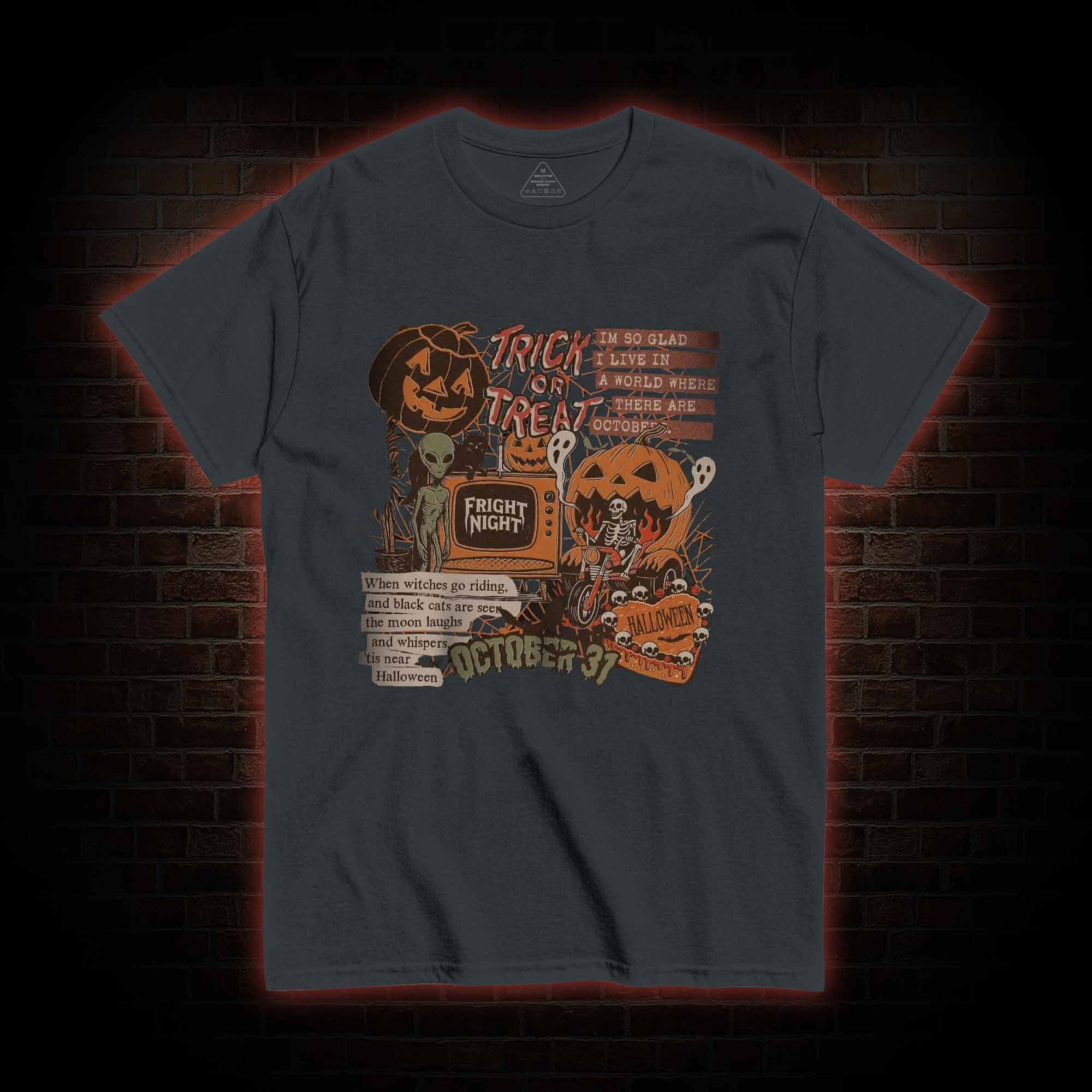 Vintage Halloween Collage T-shirt