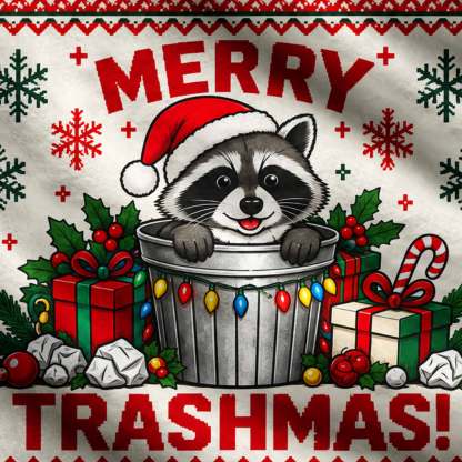 Merry Trashmas Ugly Sweatshirts