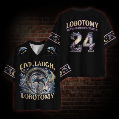 Live Laugh Lobotomy Funny Mesh Jersey