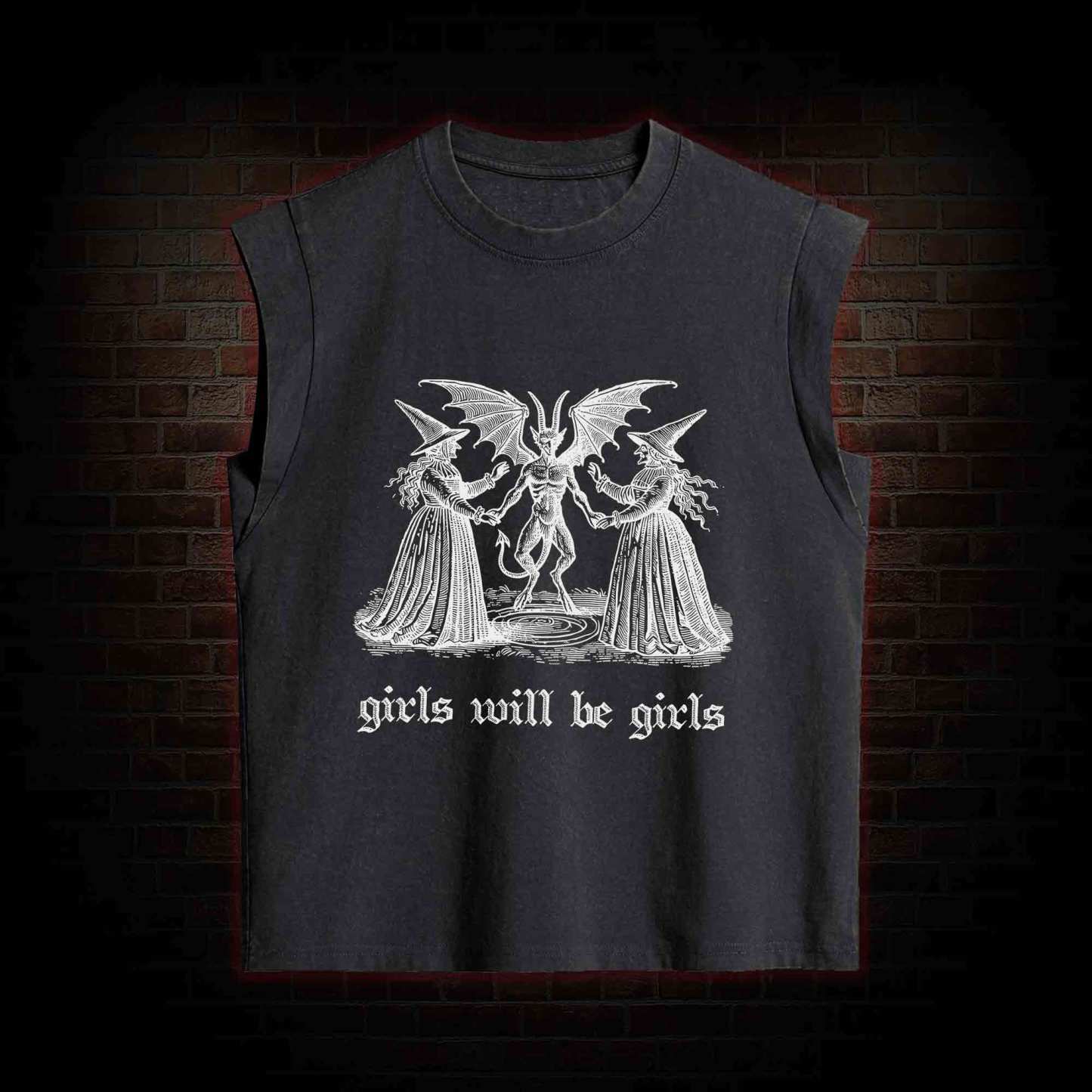 Girls Will Be Girls Women's Washed Tank Top