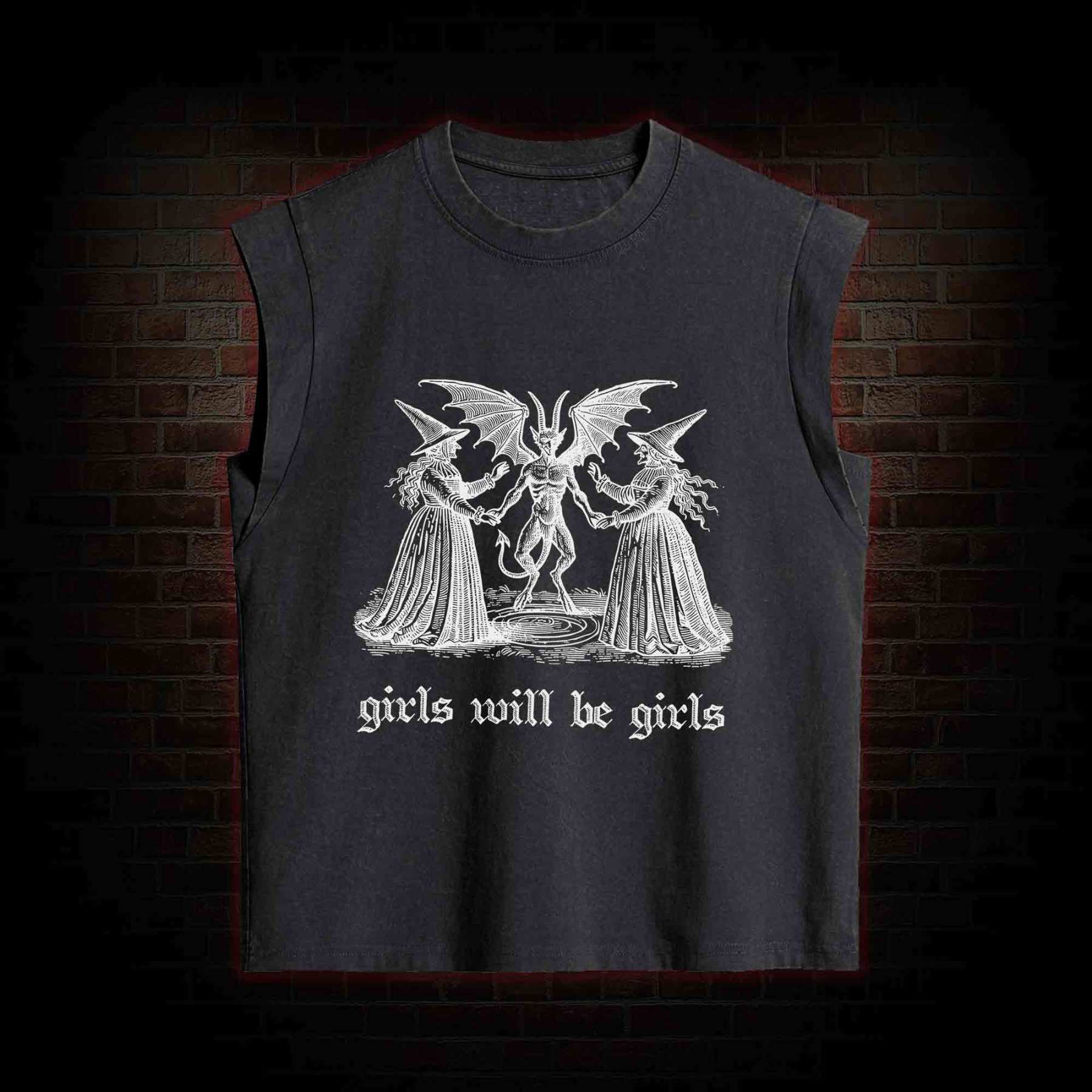 Girls Will Be Girls Women's Washed Tank Top