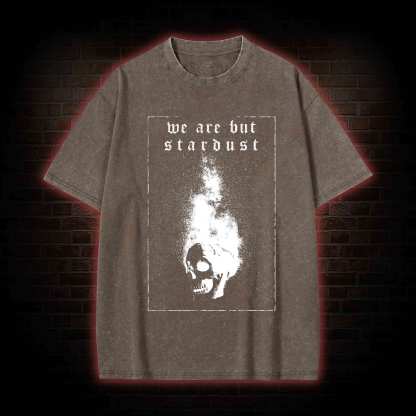 We Are but Stardust Washed T-shirt