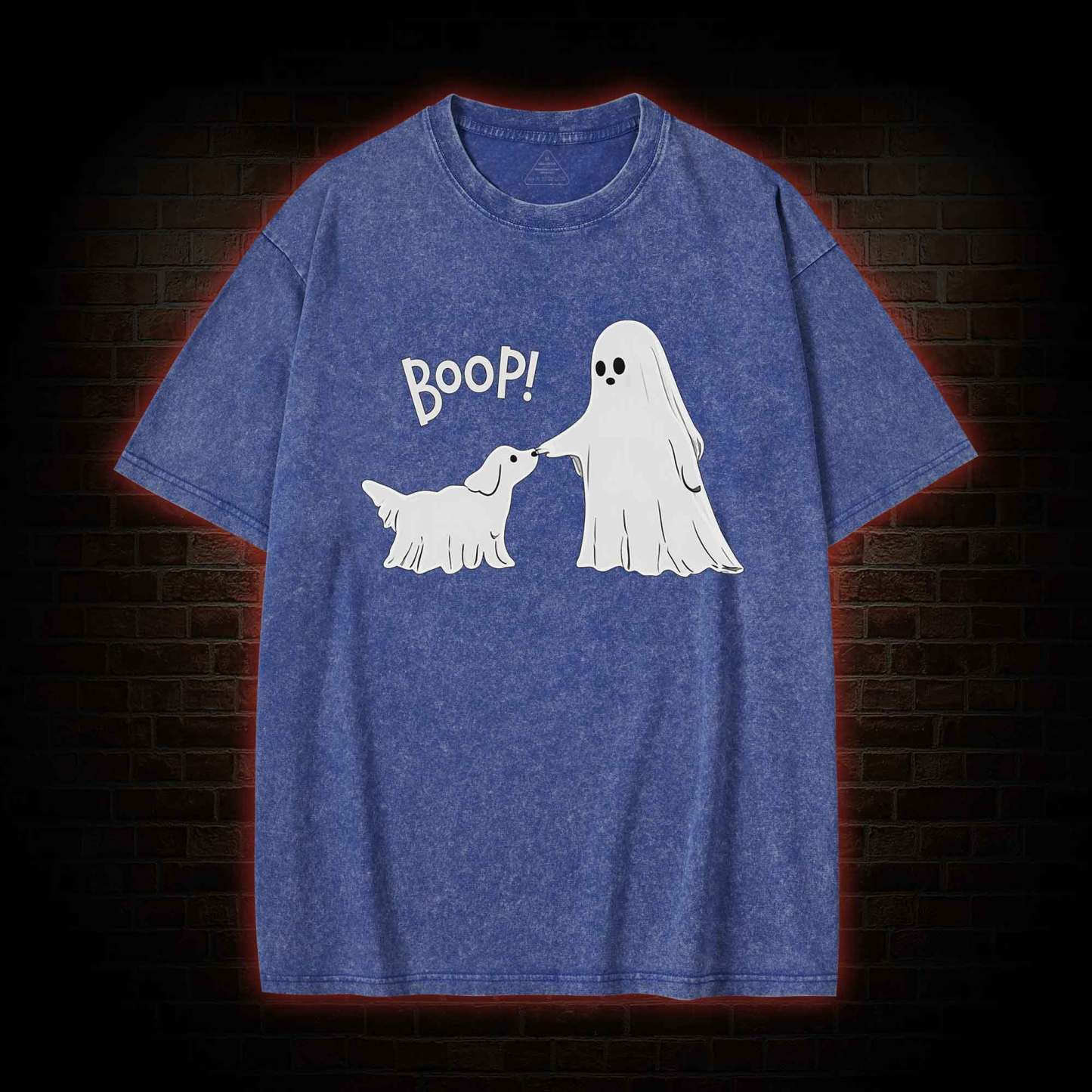 Boop Ghost Dog Washed T-shirt