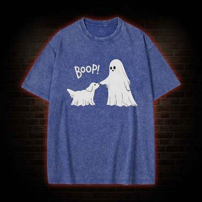 Boop Ghost Dog Washed T-shirt