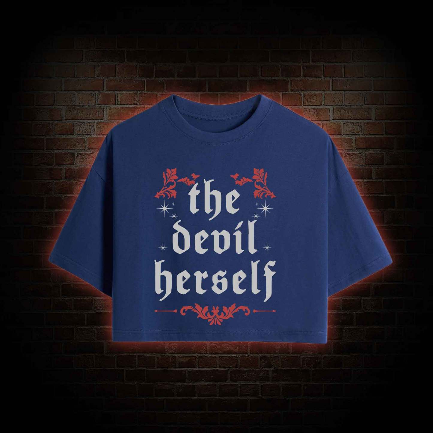 The Devil Herself Crop Top
