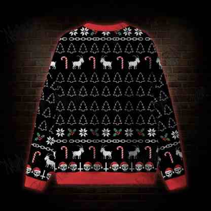 Worship Santa Ugly Sweatshirts