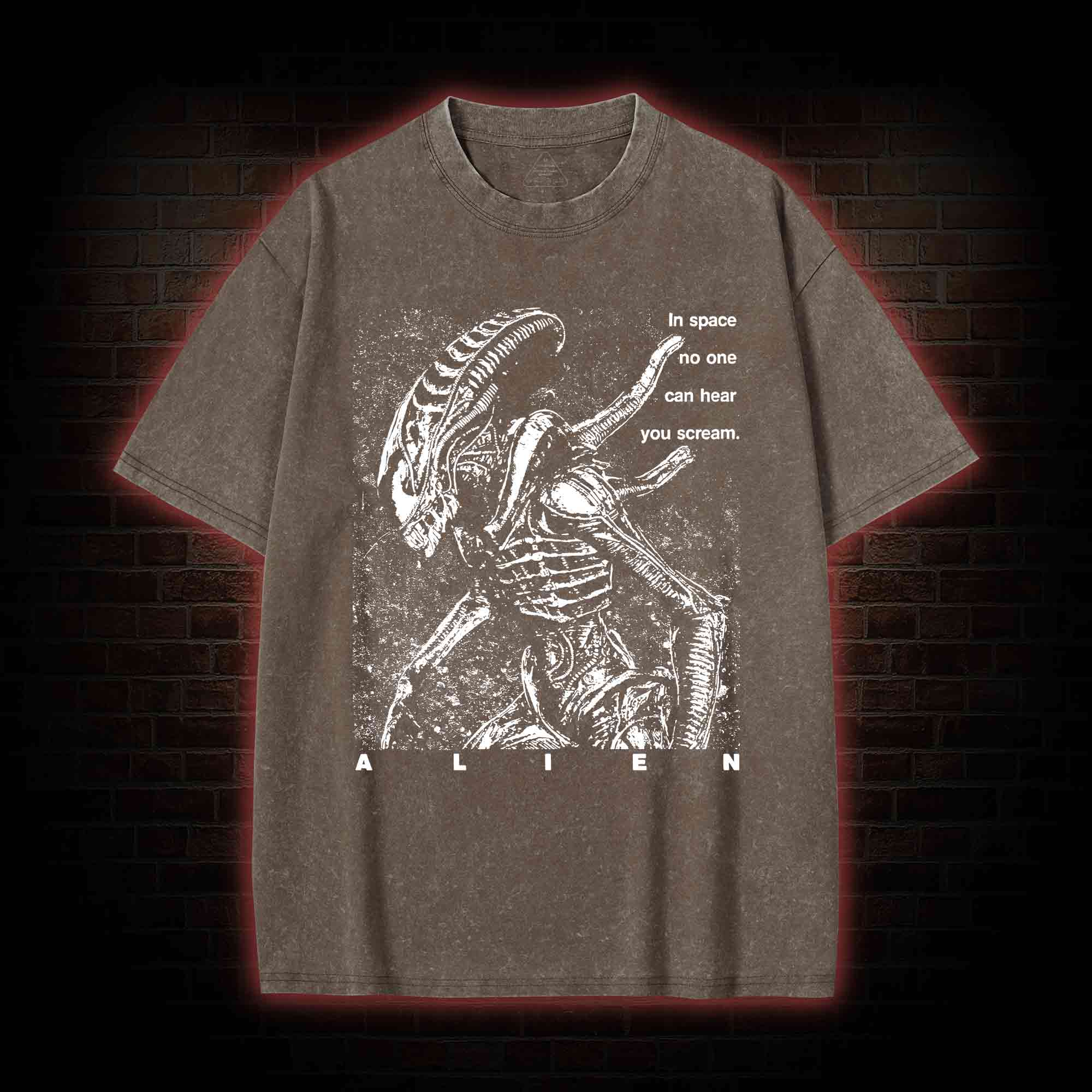 No One Can Hear You Scream Washed T-shirt