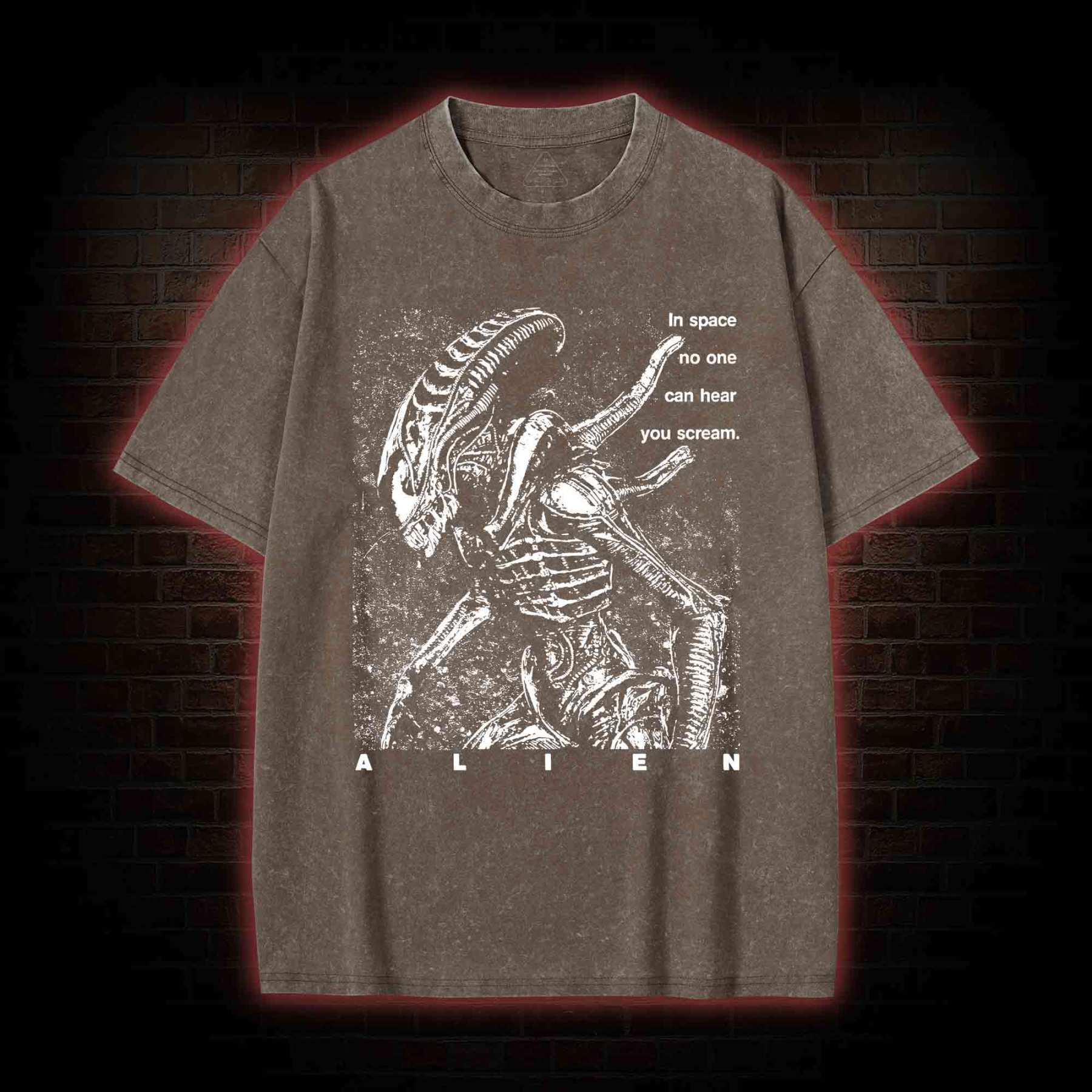 No One Can Hear You Scream Washed T-shirt