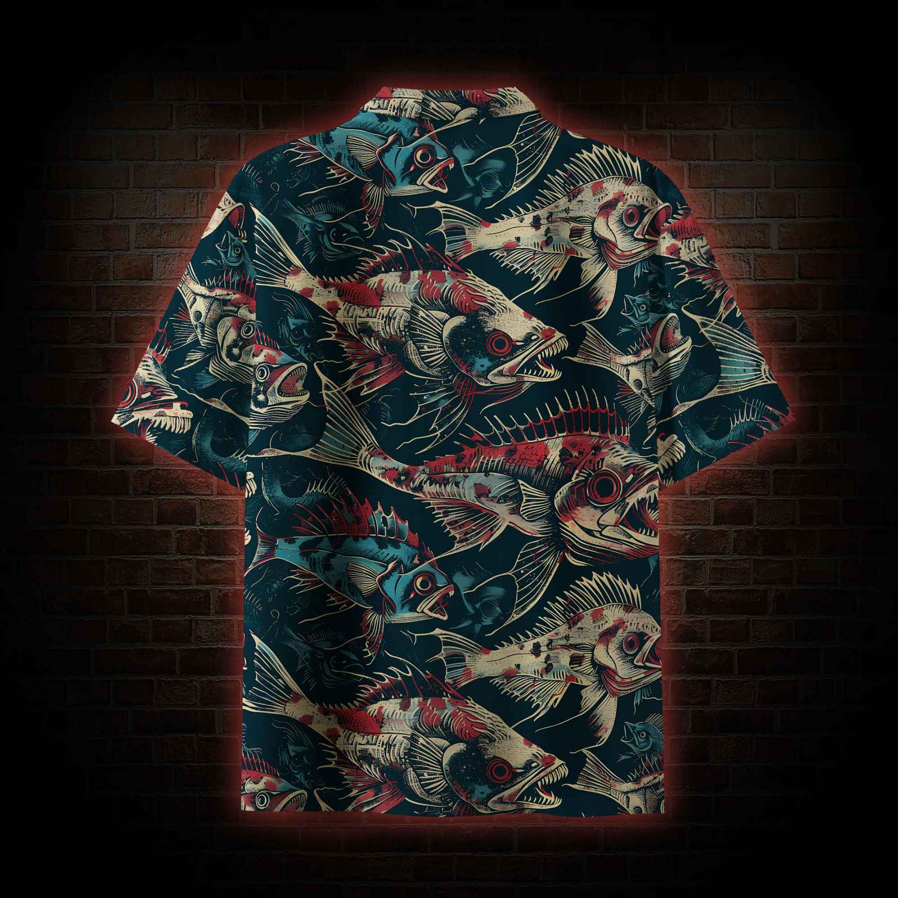 Deep Sea Mutant Fish Hawaiian Shirt