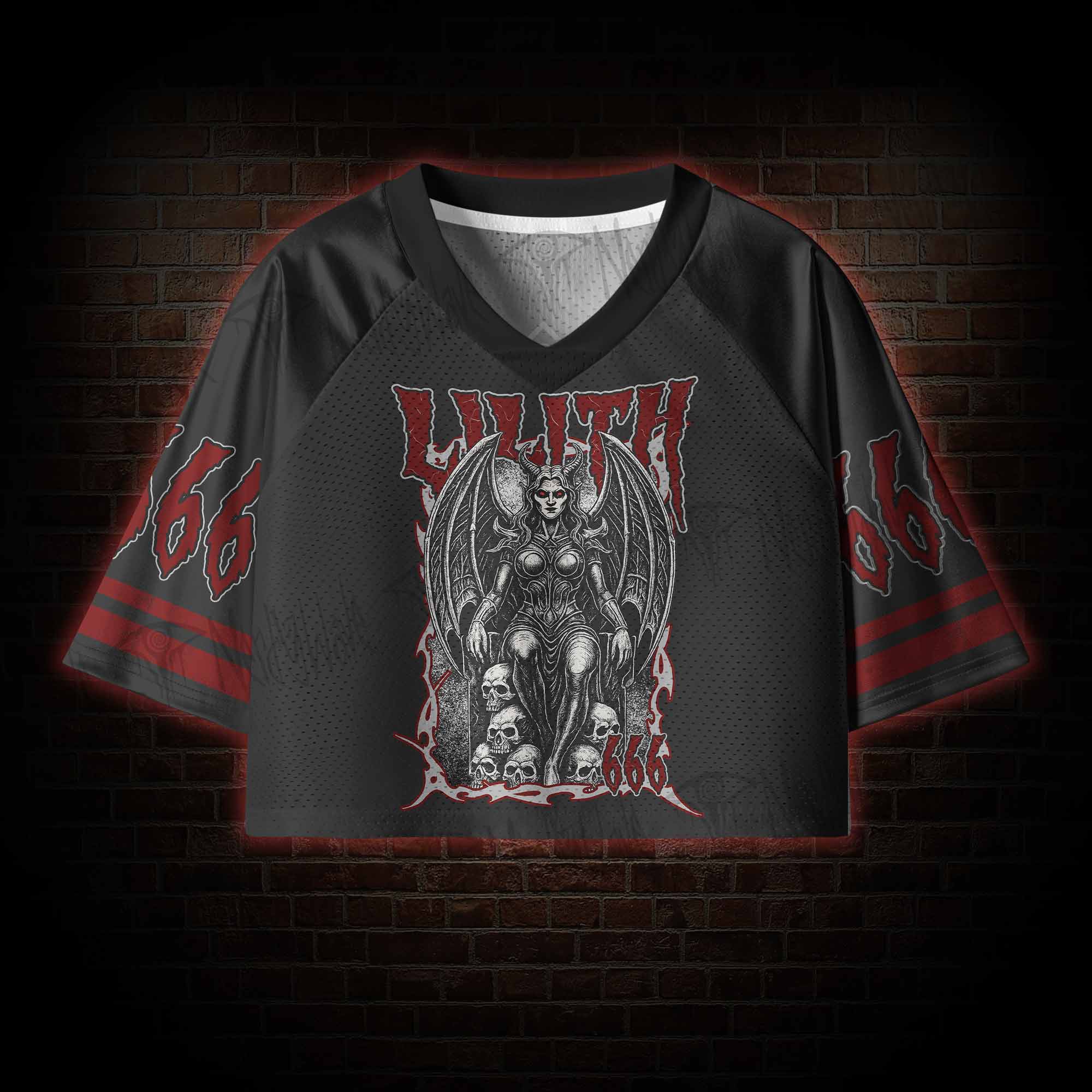 Lilith Sports Women's Cropped Mesh Jersey
