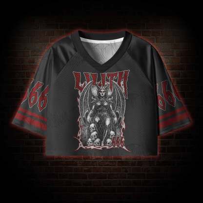 Lilith Sports Women's Cropped Mesh Jersey