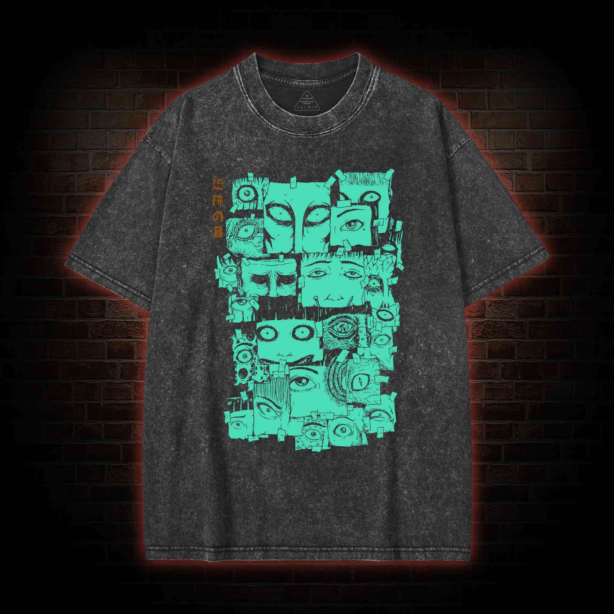 Eyes Of Horror Washed T-shirt
