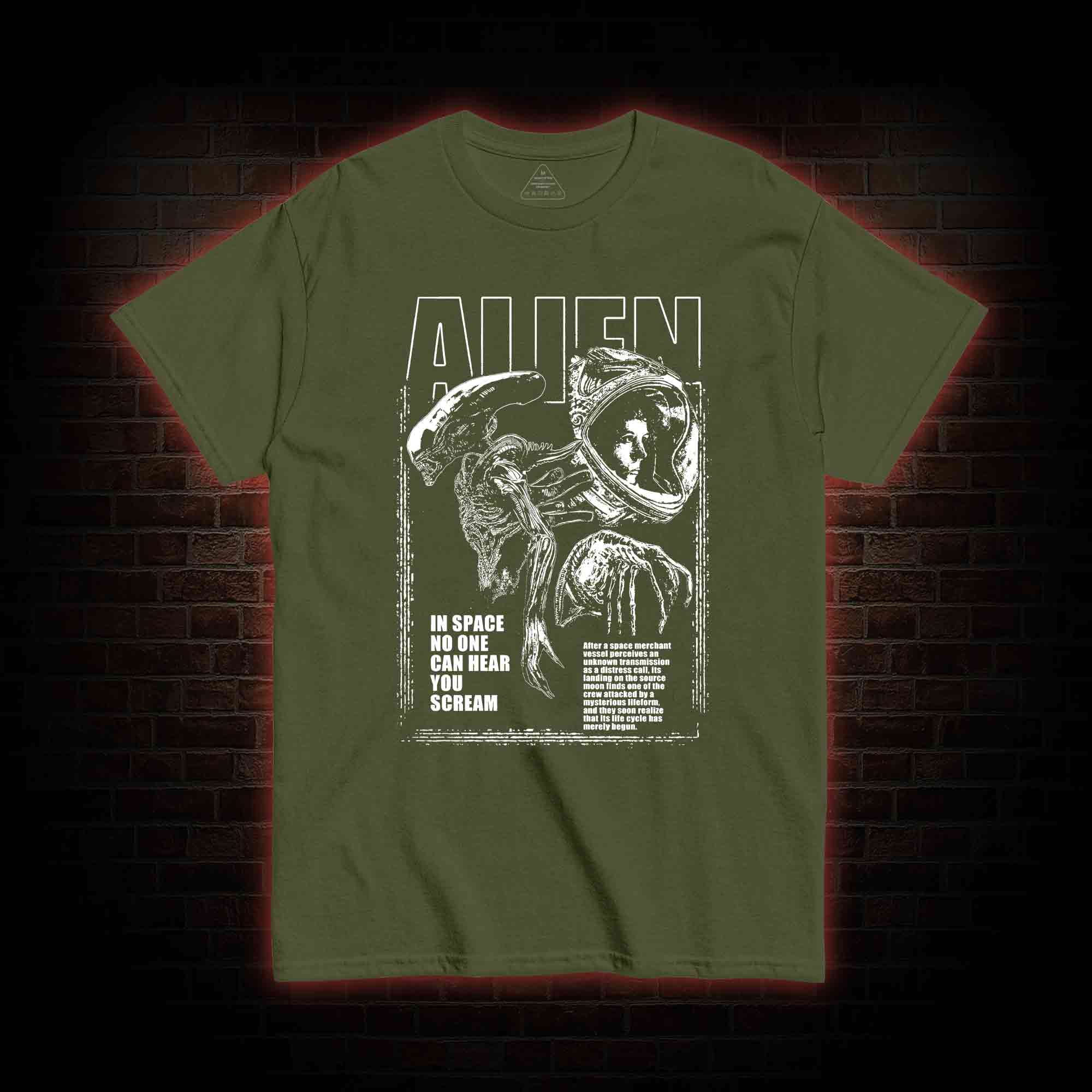 Alien Space Blk T-shirt