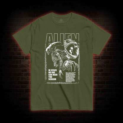 Alien Space Blk T-shirt