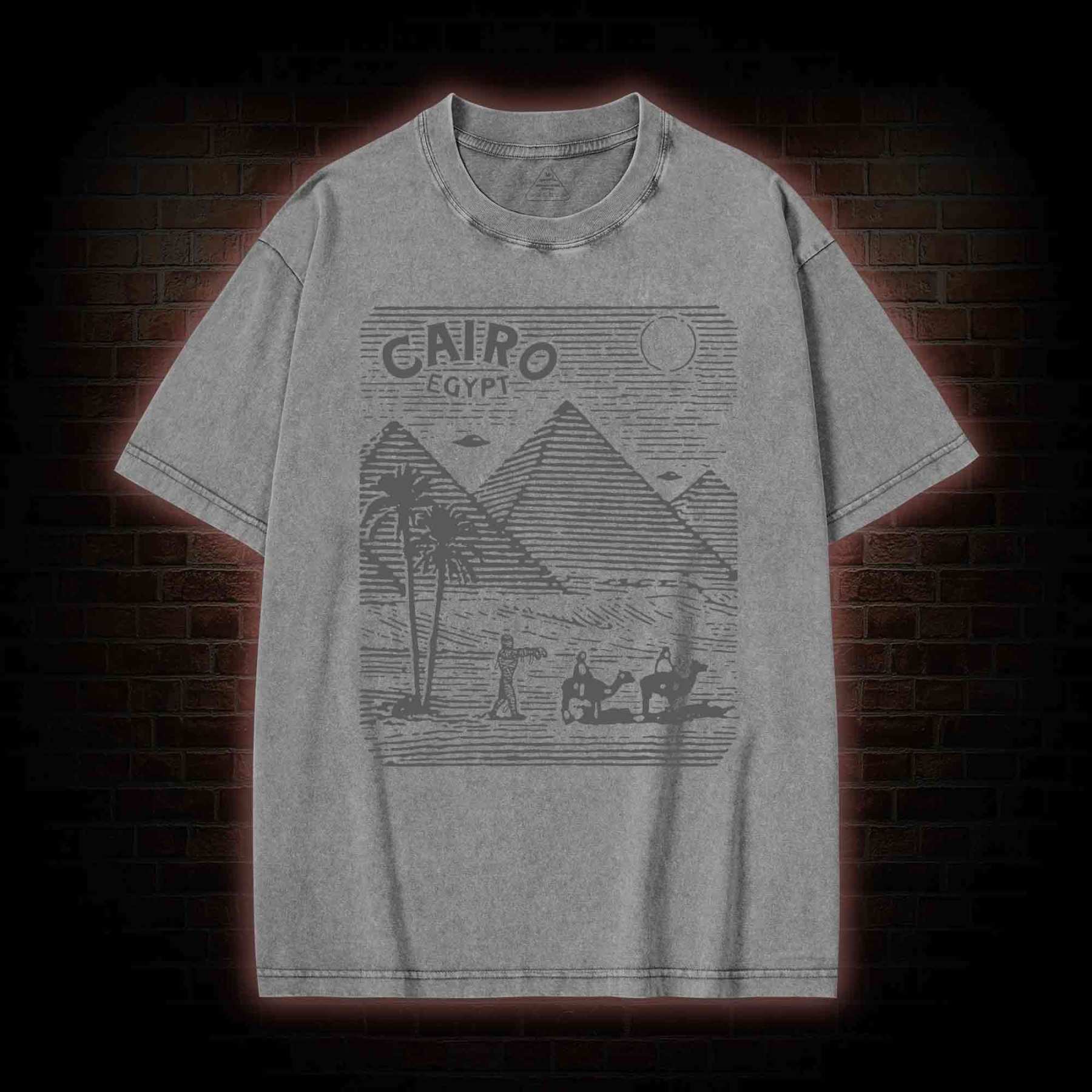 Cairo Egypt Washed T-shirt