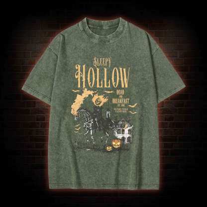 Comfort Colors Sleepy Hollow Halloween Washed T-shirt
