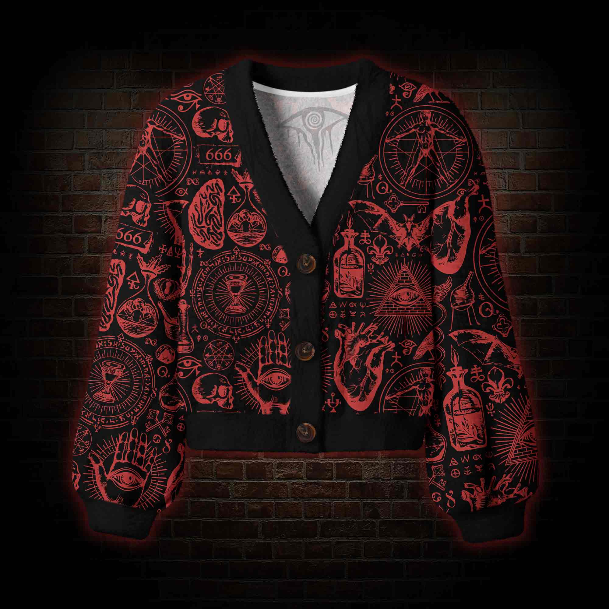 Occultism Women's Cardigan Sweater