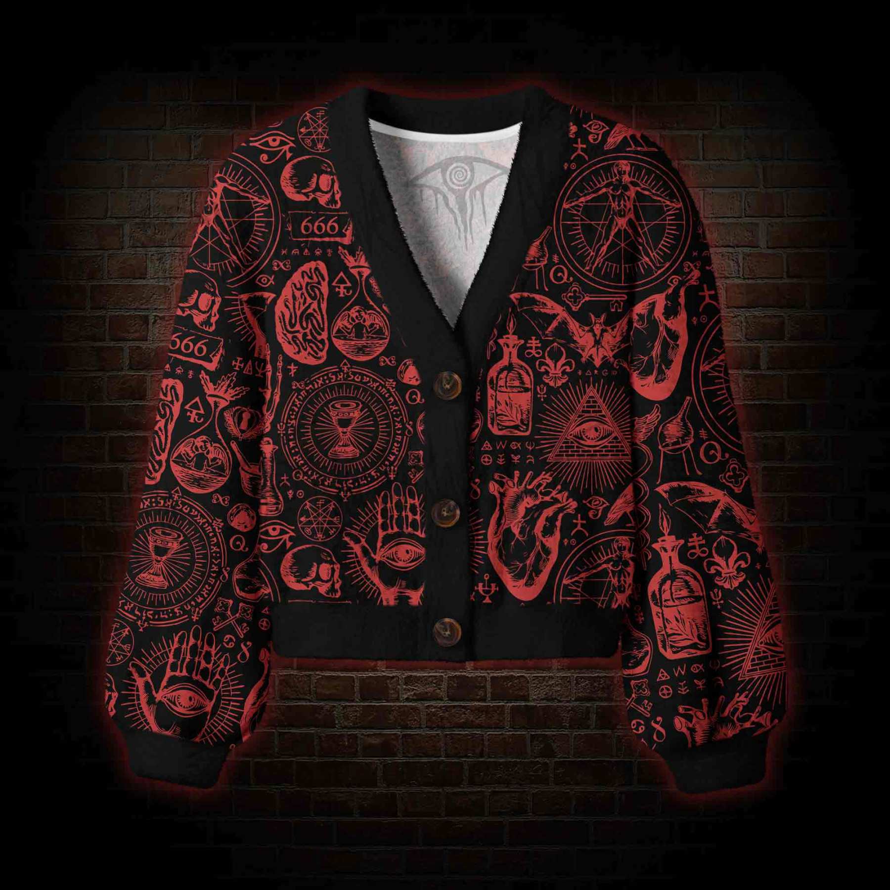 Occultism Women's Cardigan Sweater