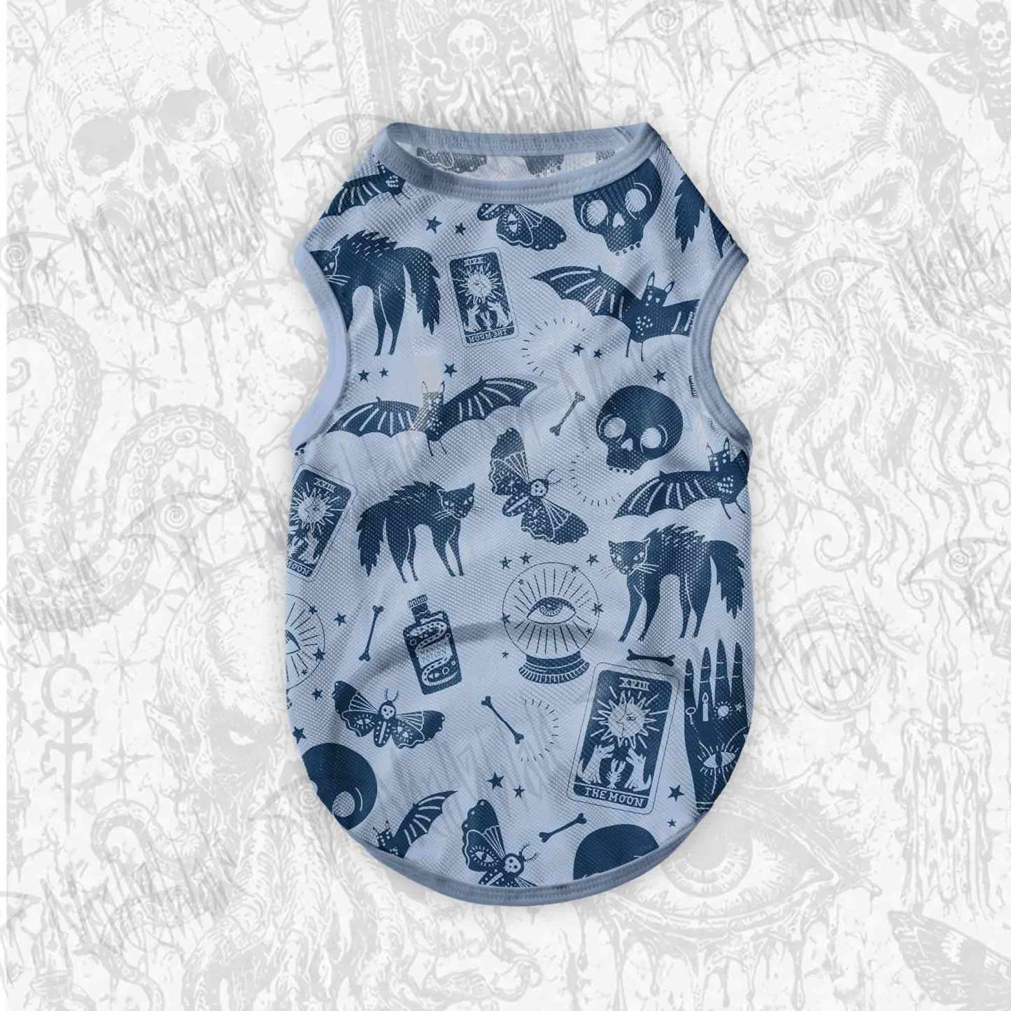 Mysterious Cats and Bats Pet Jersey