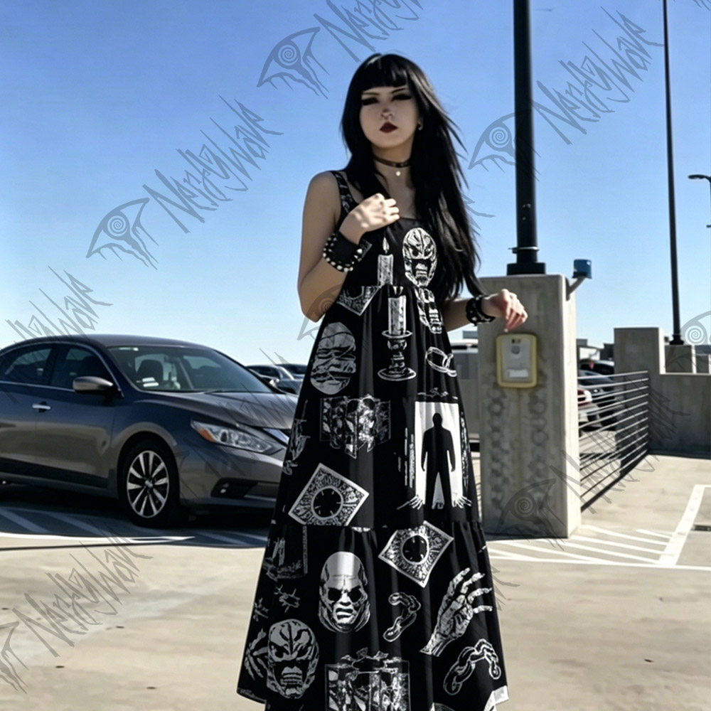 It's A Waste of Good Suffering Wide Straps Maxi Dress