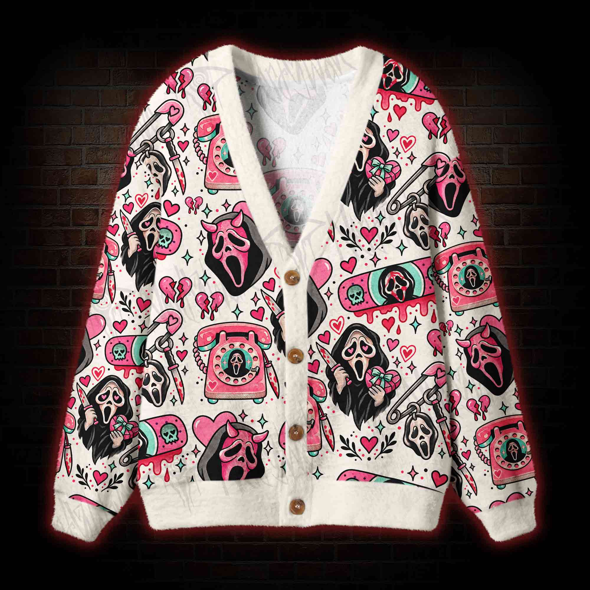 What's Your Favorite Scary Movie Cardigan Sweater