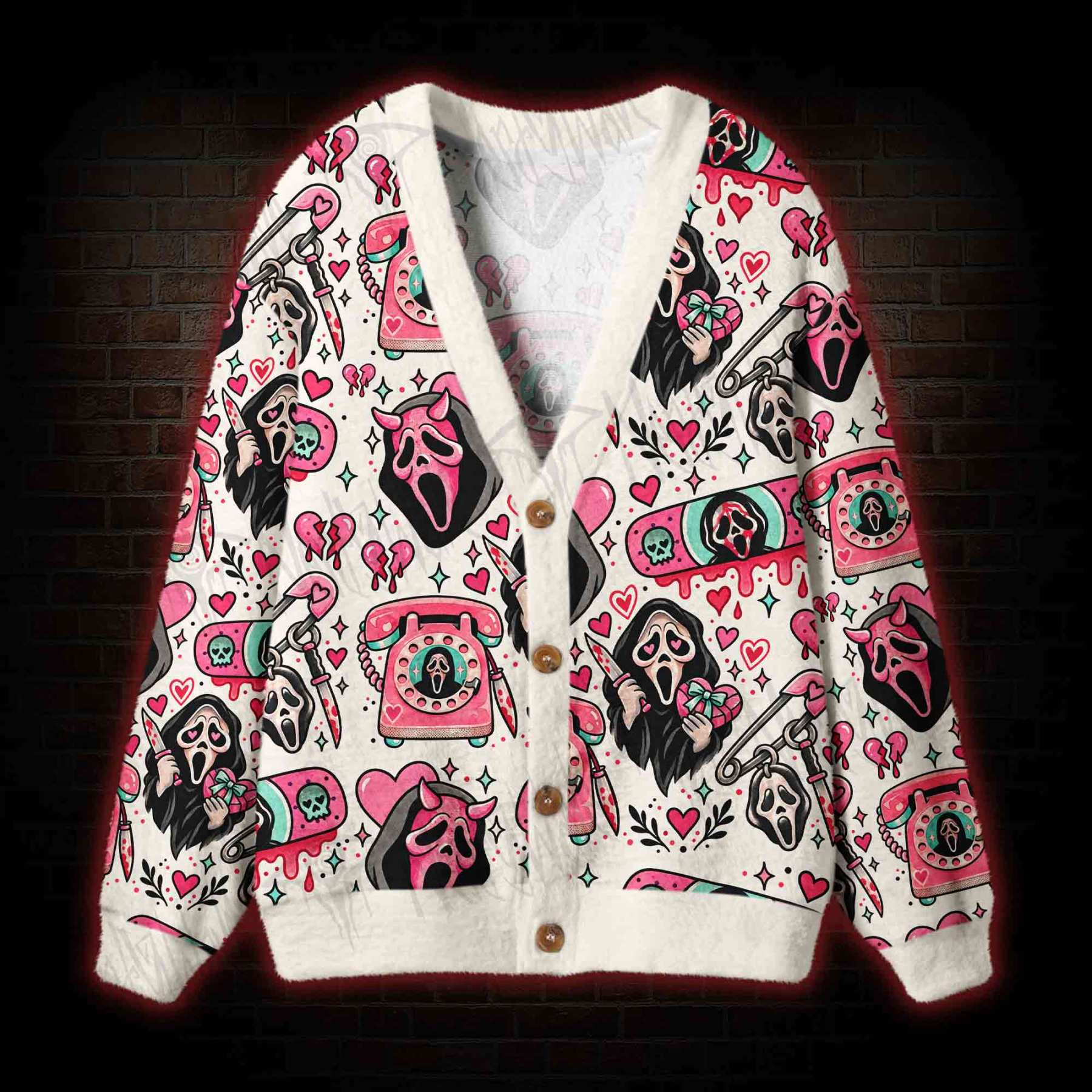 What's Your Favorite Scary Movie Cardigan Sweater