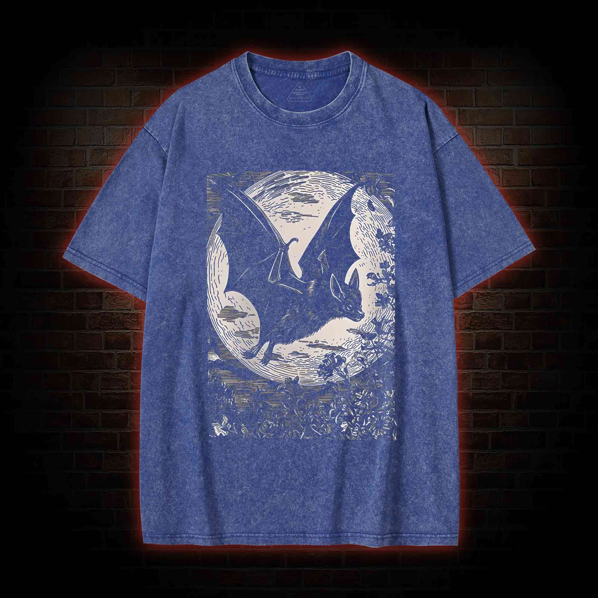 Medieval Bat Washed T-shirt