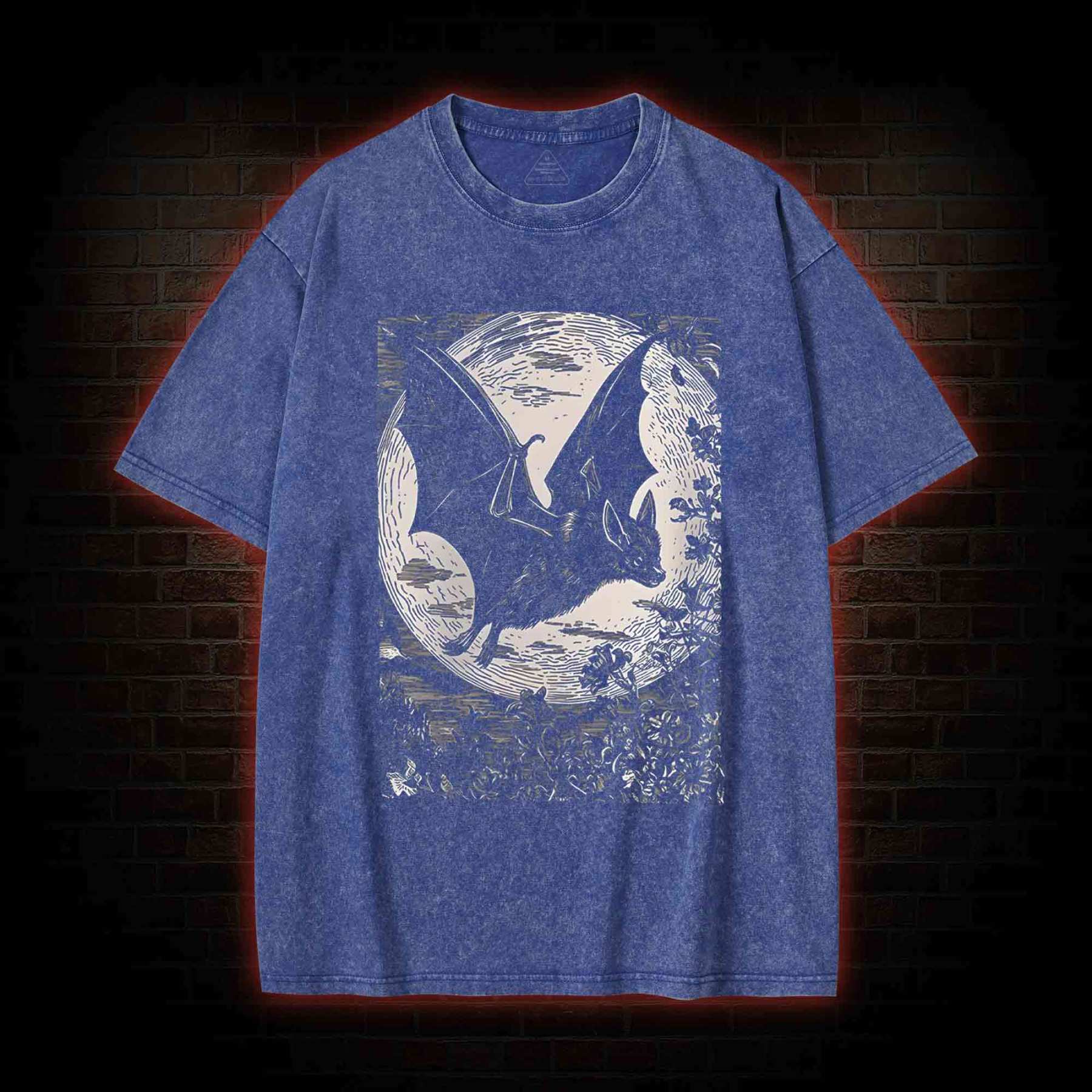 Medieval Bat Washed T-shirt