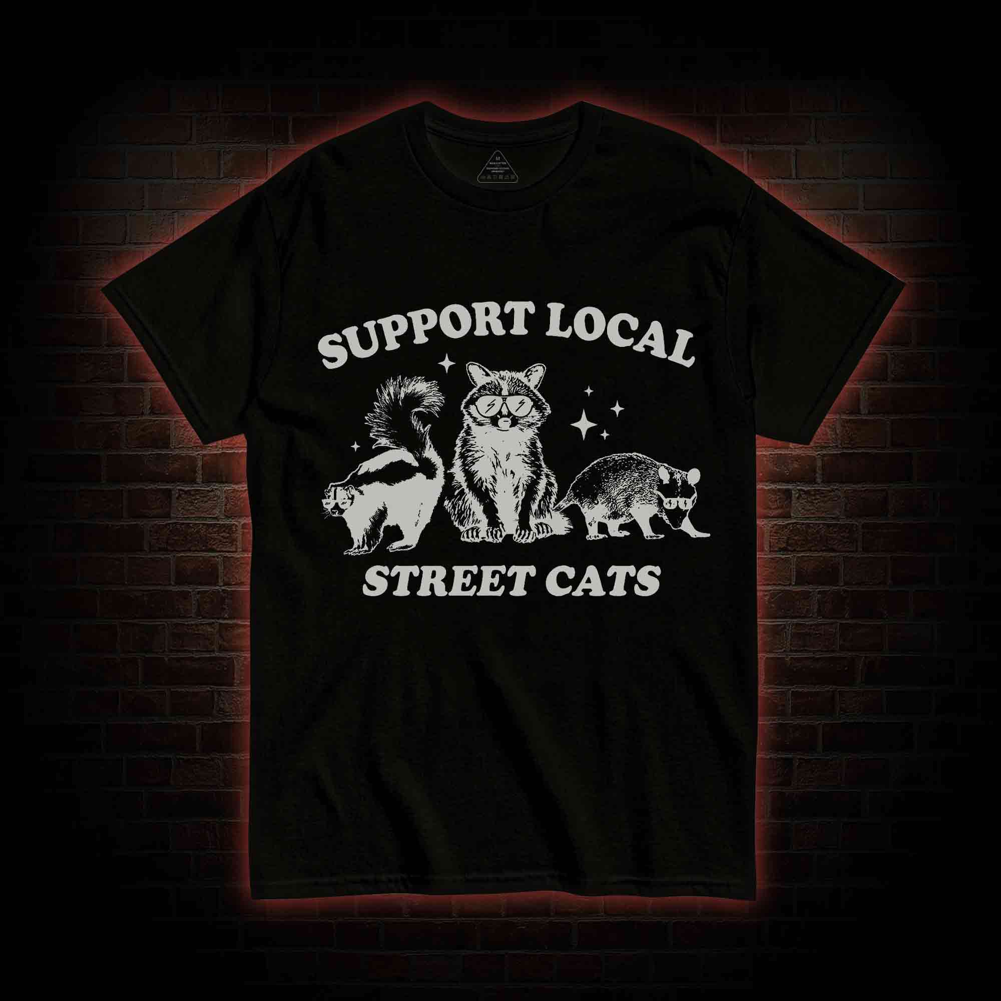 Support Local Street Cats T-shirt