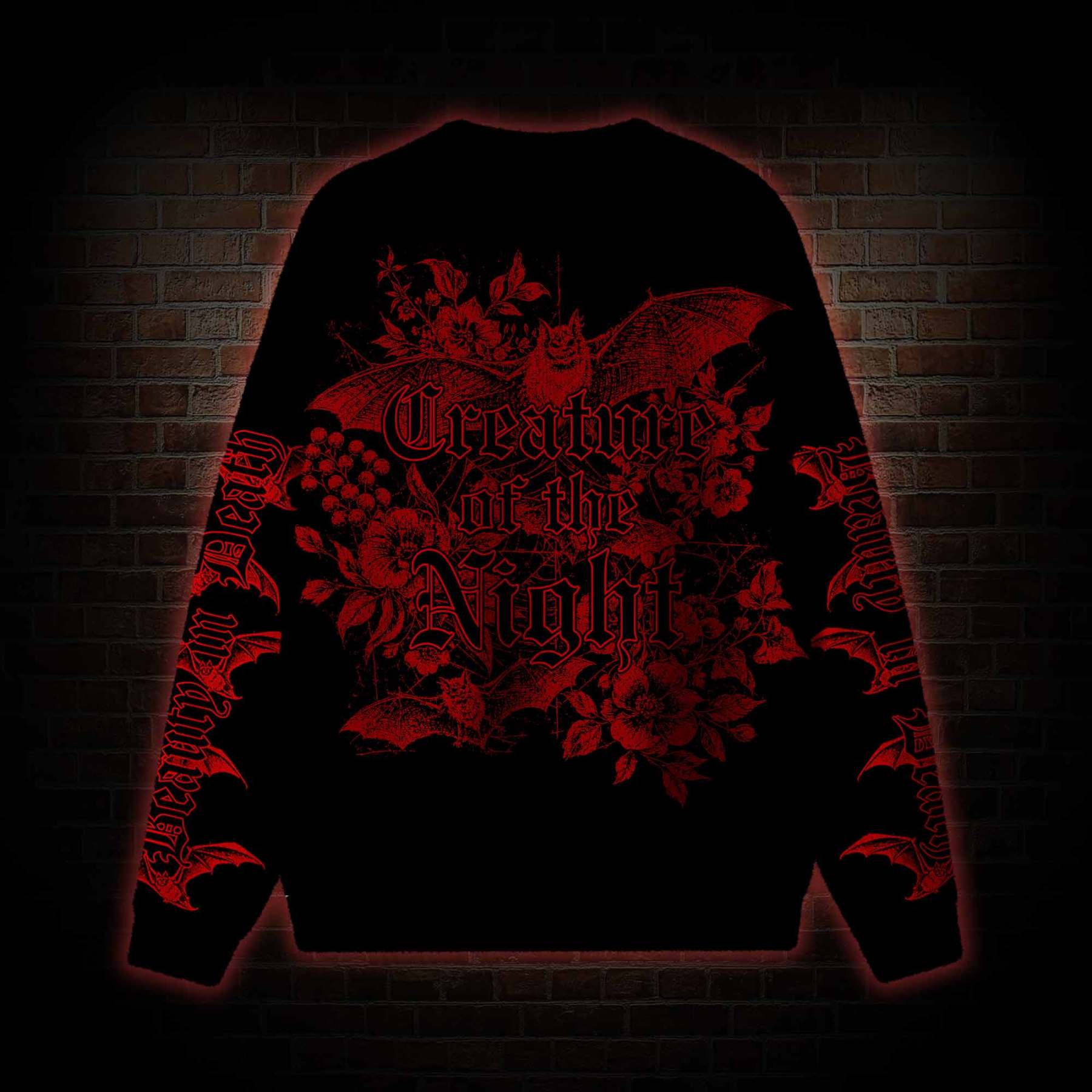 Creature of the Night Ugly Sweatshirts