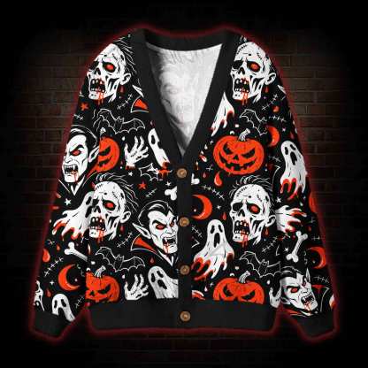 Graveyard Diner Cardigan Sweater